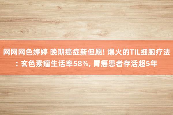 网网网色婷婷 晚期癌症新但愿! 爆火的TIL细胞疗法: 玄色素瘤生活率58%， 胃癌患者存活超5年